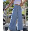 2026 casual long pants, high-waisted wide-leg pants, women's jeans style