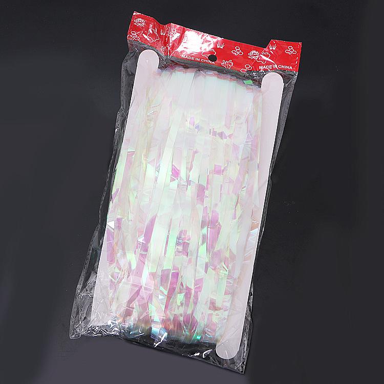 Multicolor Tinsel Curtain for Children's Parties, Weddings, and New Year's Celebrations.