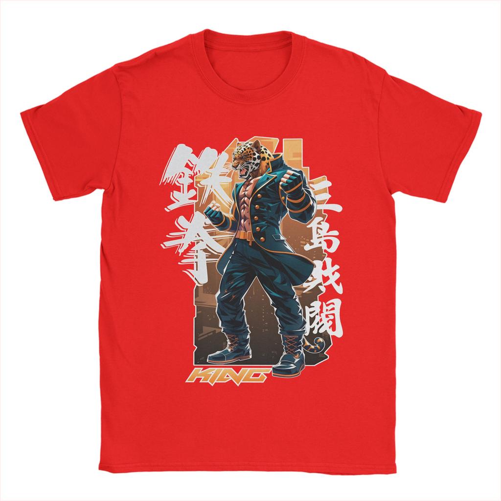 Tekken Japanese Fighting Game TShirt Men Y2K Funny T Shirts Summer Comfortable Hipster Tee Shirt Custom DIY Oversized Clothing