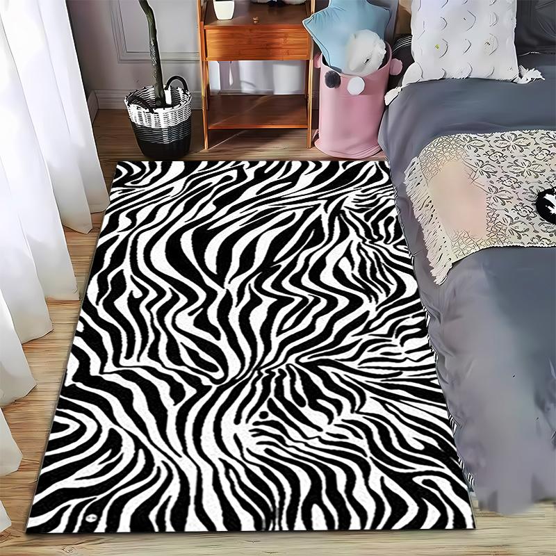 

Colorful Rainbow Leopard Print Carpet Black Spots and Gradient Background Pattern Suitable for use as an anti-slip for room and bedroom sofas 40x60cm( 15x23in )