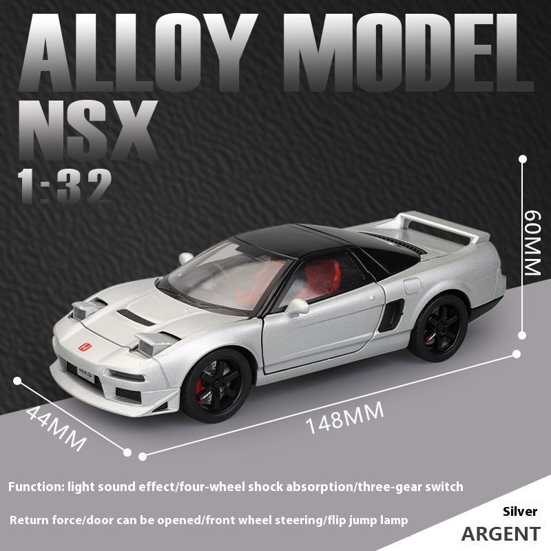 1/32 Scale Honda Acura NSX NA1 Alloy Diecast Sports Car Metal Model Doors Opened Pull Back Toy Collection Decorative Fine Ornament