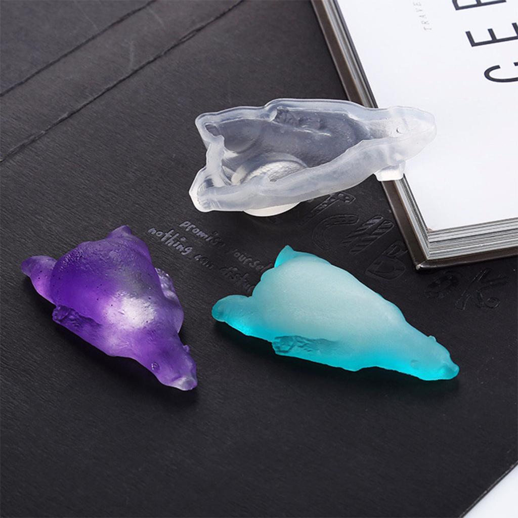 3D Silicone Mold DIY Cartoon Polar Bear Aromatherapy Candle Silicone Mold Gypsum Process Mold Forms for Candles Molds