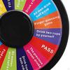 Prize Wheel for Group Drinking Game Reusable Tabletop Party Funny Supplies Show Lightweight Double