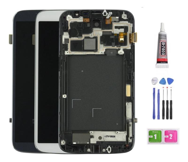 

ЖК-дисплей+рамка, совместимый с Samsung Mega 6.3 I9200/05 чёрный