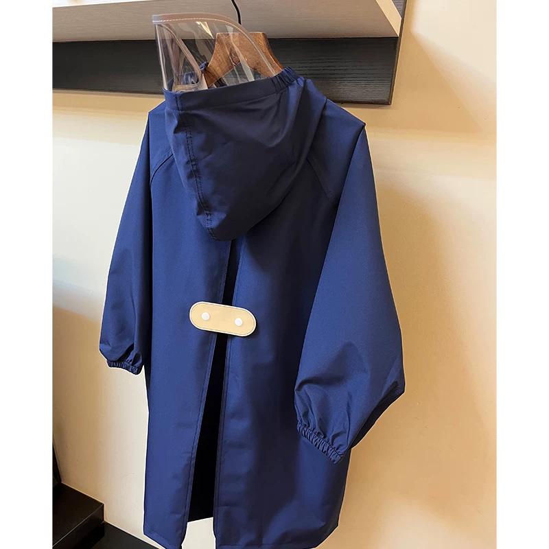 Children's Raincoat 2026 New Model for Primary School Students Cartoon Anime Lightweight Quick-Dry Waterproof Split Long Zipper Rain Poncho