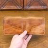 New Genuine Leather Wallet for Women, Top Layer Cowhide, Large Capacity, Polished Vegetable Tanned Leather Wallet for Men
