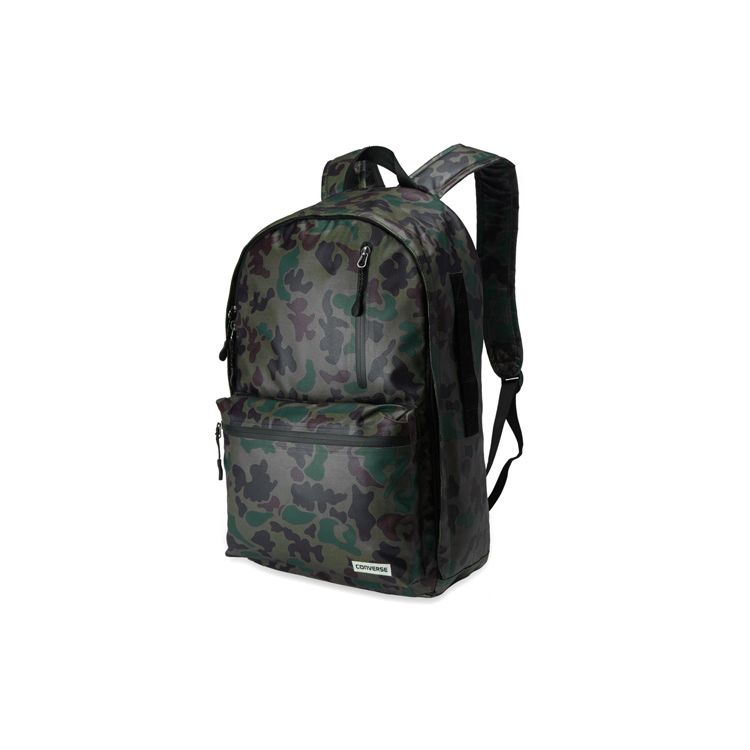 

Converse Camouflage Print Large Capacity Zipper Backpack With External Zipper Pocket Men Backpacks Military-Green 10004795-A01 Army Green