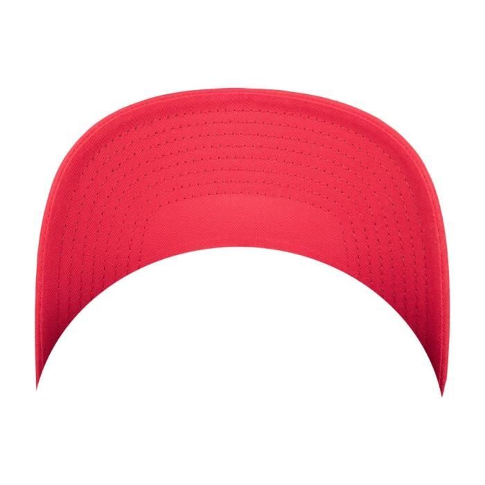 RETRO 5-Panel Trucker Snapback Flexfit Cap - Red - Men