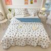 Summer Quilt 2024 New Double Layer Yarn Water Wash Printed Cool Blanket For Summer Flower  Air Conditioning Quilt Sheet