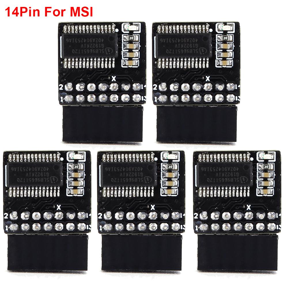 10-1PCS TPM 2.0 Encryption Security Module Board 4GB For ASUS ASRock MSI ASRock GIGABYTE LPC 14/18/20 Pin Motherboards Card