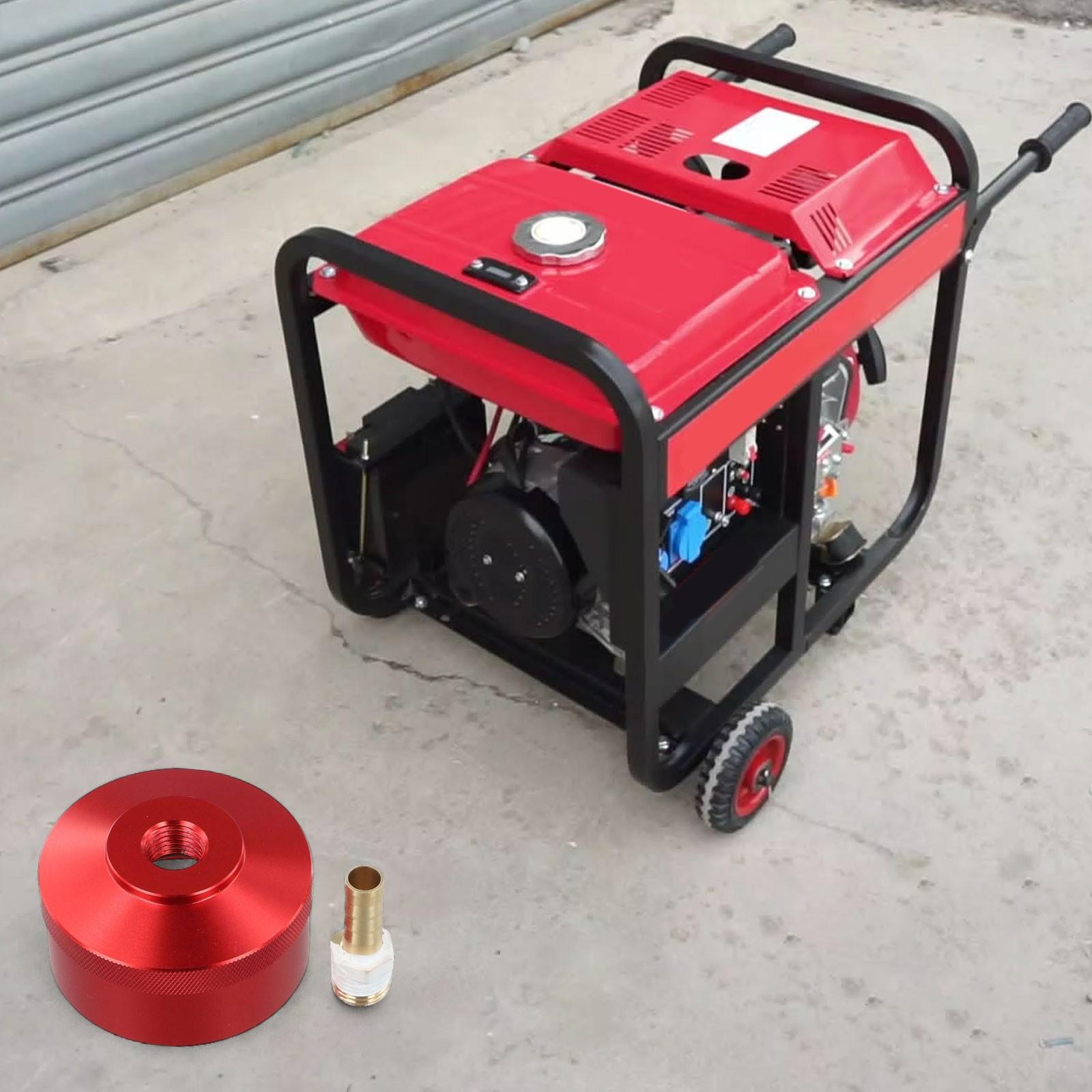 

Крышка топливного бака генератора с наружной резьбой 1/4 дюйма, материал - алюминий и латунь without screws серебряный