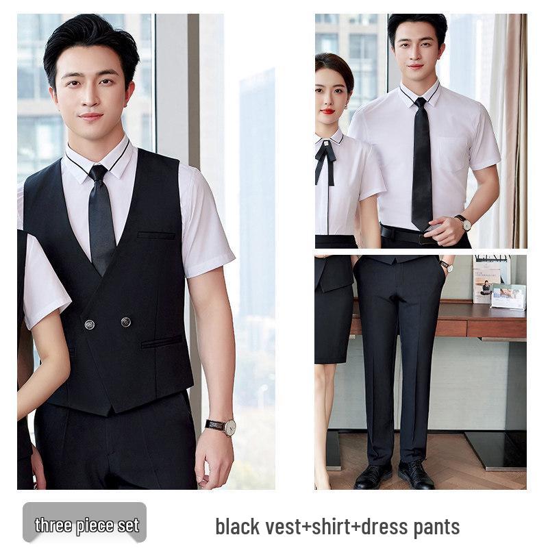 Unisex Professional Vest for Hotel and Catering Staff