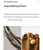 Gathering Qi Gourd Pendant: National Style Retro Keychain & Car Hanging Ornament