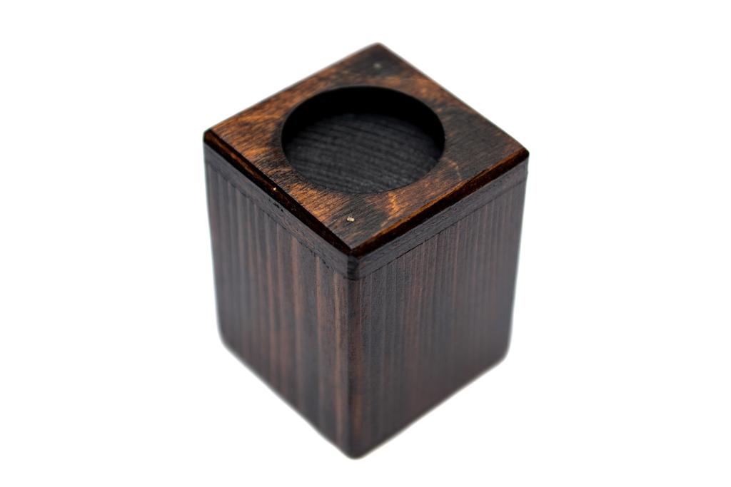 Irish Soft Coated Wheaten Terrier - wooden candle holder with a dog, a unique souvenir after losing a dog, a handicraft from the Art-Dog brand