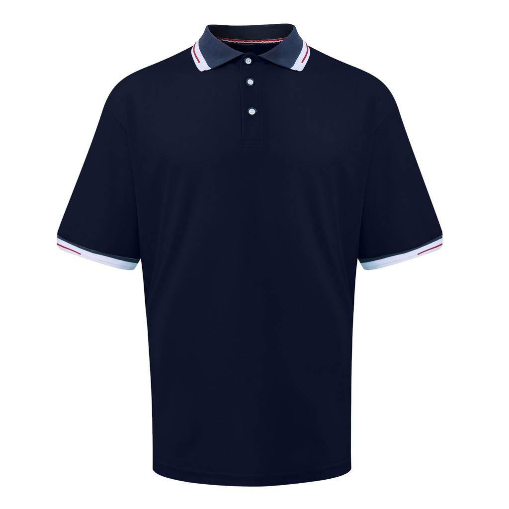 Men'S Summer Casual Lapel Stitching Contrast Color T-Shirt Sports Fashion Short-Sleeved Shirt