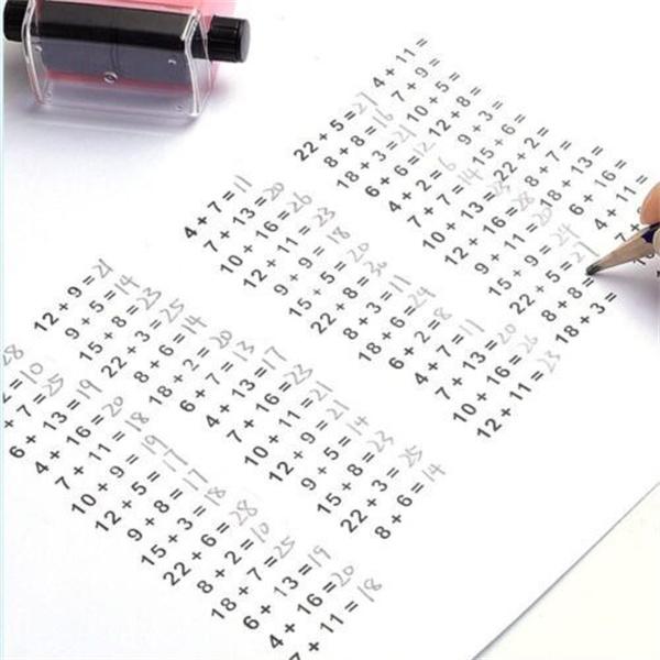 Roller Digital Teaching Stamp Within 100 Teaching Math Addition Practice Questions