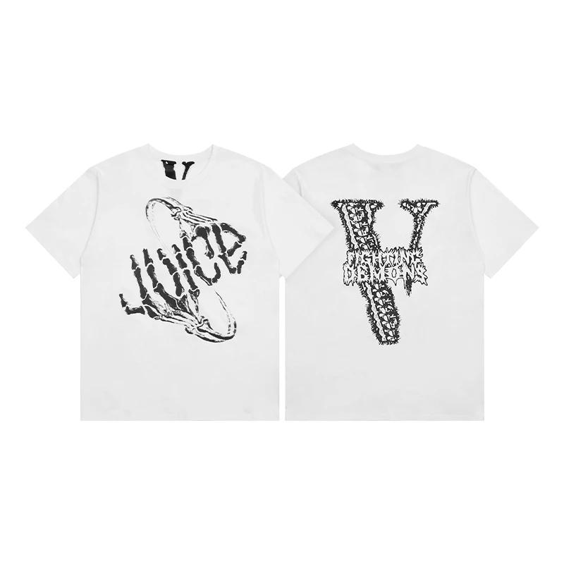 2025 Top 100% Cotton Fashion Trendy Printed Pattern T-shirt for Men and Women, High Quality Casual Large Size Widening