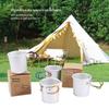 Junkaiwei Outdoor Folding Aluminum Cup