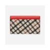 Daks Red Check 3 Fold Wallet Dcwa2f403r2