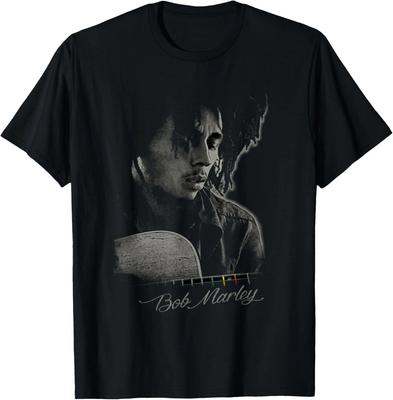 Bob Marley Catch A Fire Gitarren-T-Shirt