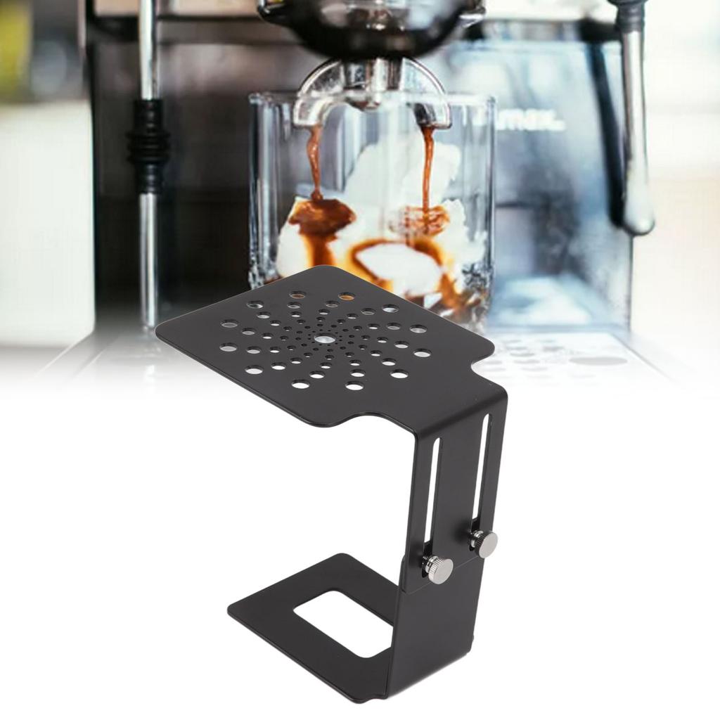 Kaffeemaschinen-Waagenständer Edelstahl Höhe Auslaufsicheres Design Kaffee Elektronischer Wiegeständer für Zuhause Bar