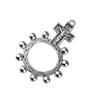 Devotional Finger Rings Rosaries 30Pcs Silver Metal Crucifix Rings For Spiritual Practices & Favor Christian Gift