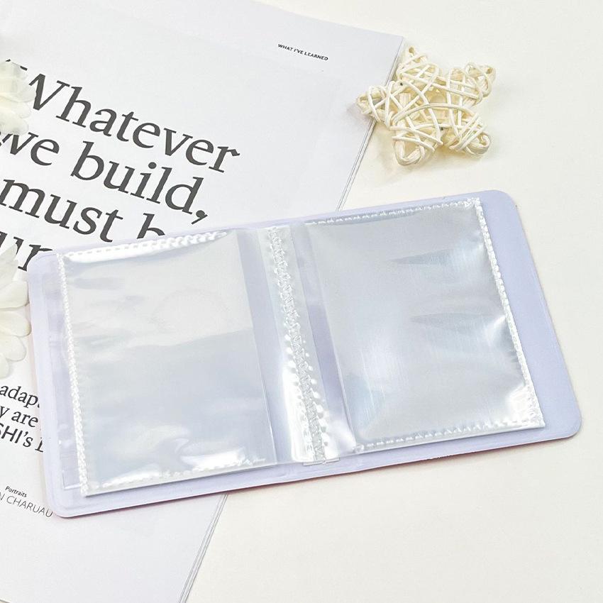 36/64 Pockets Mini Photo Album Heart Transparent Photocard Holder Mini Polaroid Album Storage Collect Book Name Card Album