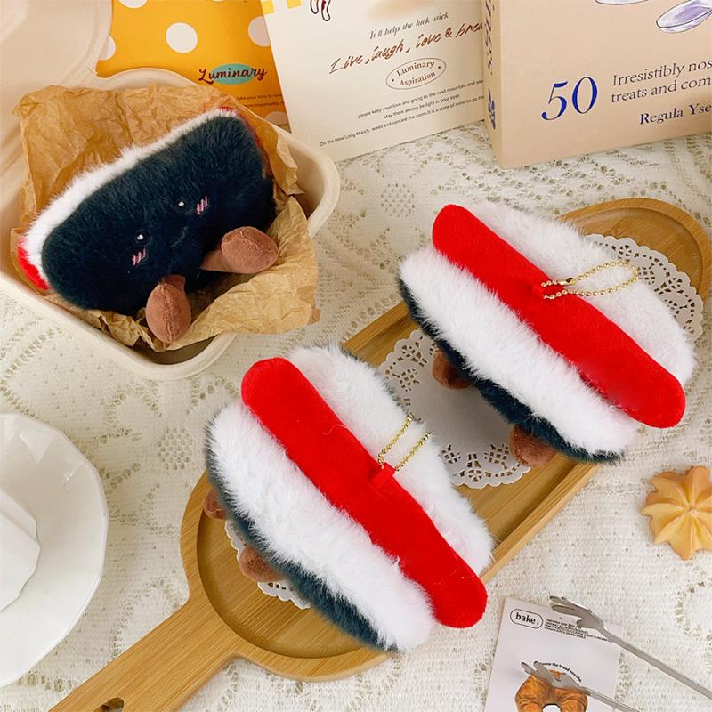 Creative Cartoon  Dog Plush Keychain Cute Stuffed Doll Keyring Bag Pendant Backpack Hanging Decoration Lovely Gifts