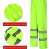 Set Impermeabile e Pantaloni Riflettenti 150D: Spalle scoperte, Spessore maggiorato, Protezione integrale per lavori gravosi e sotto la pioggia battente.