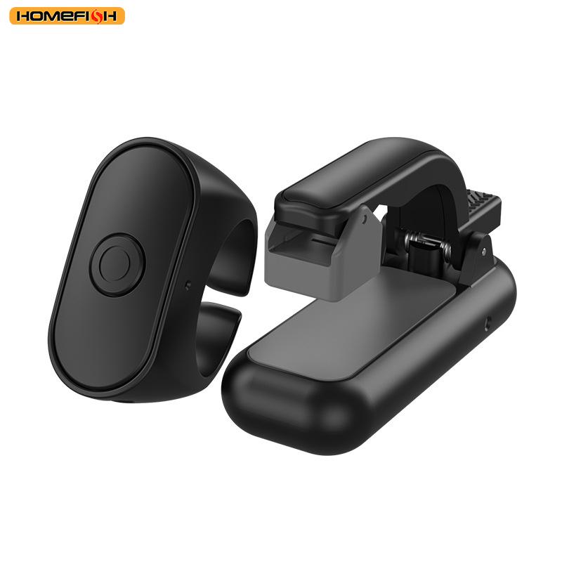 2-in-1 Page Turner Clicker Wireless Page Turner Remote Control E-Reader Phone Camera Record Trigger Remote for Kindle Paperwhit 5
