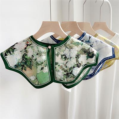 New Shoulder Scarf Shawl Women'S Fake Collar Shoulder Protection Scarf Air-Conditioned Room Camisole Decoration Paired With Neck Protection Knot