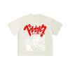 260 GSM Double Yarn 32 Count 100% Cotton Berserk V13 Print Unisex Heavy Cotton T Shirt… More
