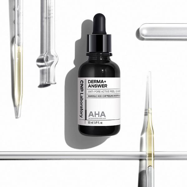 [CNP] Laboratory Derma+ Answer Anti-Pore Active Peel AHA Ampule 50ml Exfoliating & Pore Refining Care
