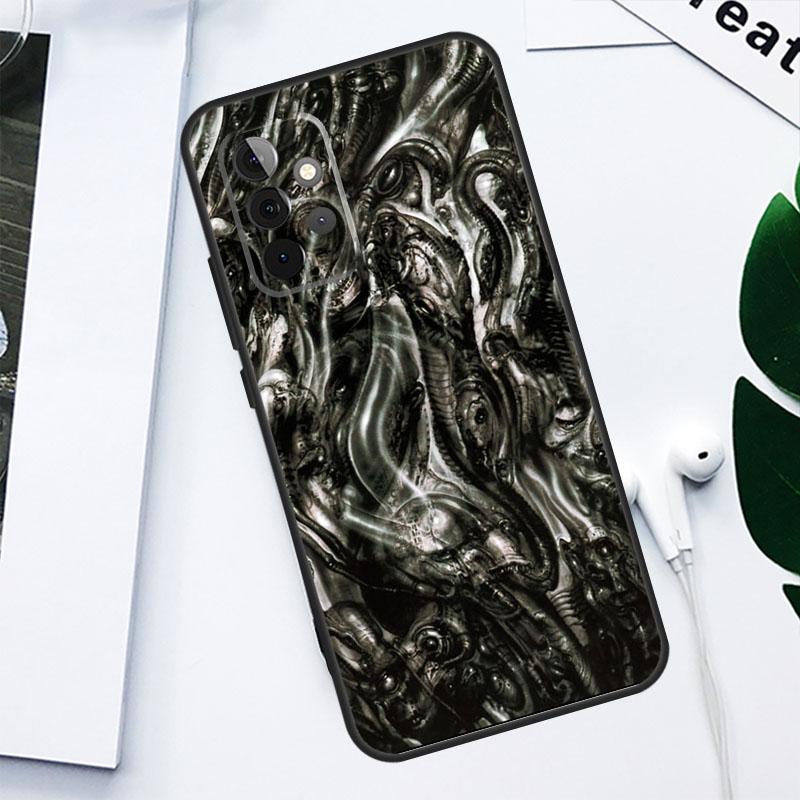 Hr Giger Li II Case For Samsung Galaxy A34 A54 A14 A13 A23 A33 A53 A12 A22 A32 A52 A51 A71 Phone Cover