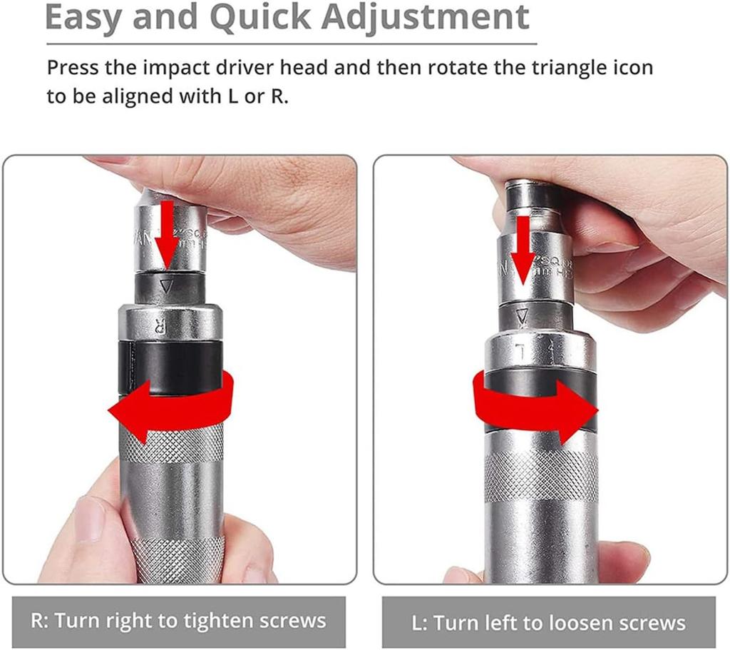 13 Pieces Impact Screwdriver Set Bit Metal CRIVE DRIVE CHISEL BIT MULTIFUNCTIONS REMOVAL SCREW EXTRACTOR SET (Green)