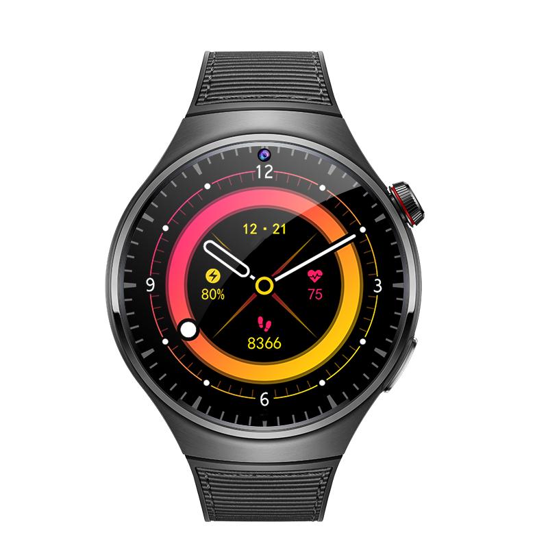 Rainbuvvy B14 4G Smart Phone Watch 2GB+16GB AMOLED HD Screen Impermeabile Full Touch Watch GPS WIFI All-netcom Monitoraggio della frequenza cardiaca Orologio Android