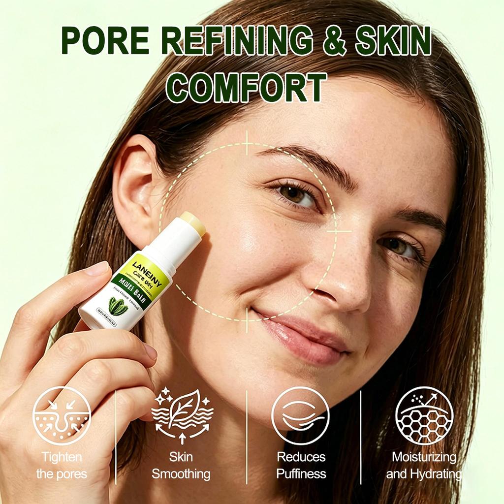 Pore Minimizing Multi Balm-Refine Rough & Uneven Skin Texture-Balance Skin Oil Secretion-Suitable For All Skin Types, 9g