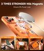 Magnetic For Magsafe Case For iPhone 17 Air 16 15 14 13 Pro Max Soft Clear Transparent Glitter Plating Silicone TPU Shell