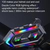 1pc Bluetooth 5.3 Helmet Headphone RGB Colorful Mixing Motorbike Earphone  For 2 Riders