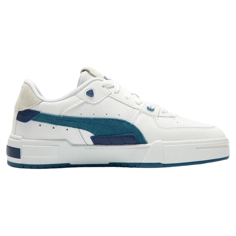 Puma CA Pro Glitch - Tênis Unissex Branco Azul Lago Cinza Pena 389276-01