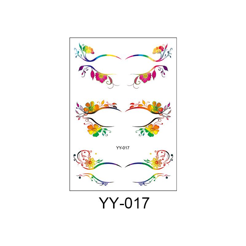 New Trendy Disposable Eyelash & Eyeshadow Tattoo Stickers