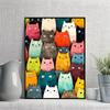 5D Full Drill Animal Diamond Painting Kit Diamond Embroidery Handmade Crafts Rhinestone Art Home Living Room Wall Decor
