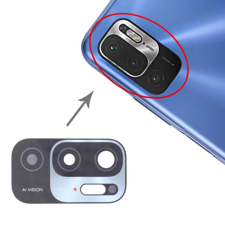 Náhradní díl krytu objektivu zadního fotoaparátu (bez loga) pro Xiaomi Redmi Note 10 5G M2103K19G/M2103K19C