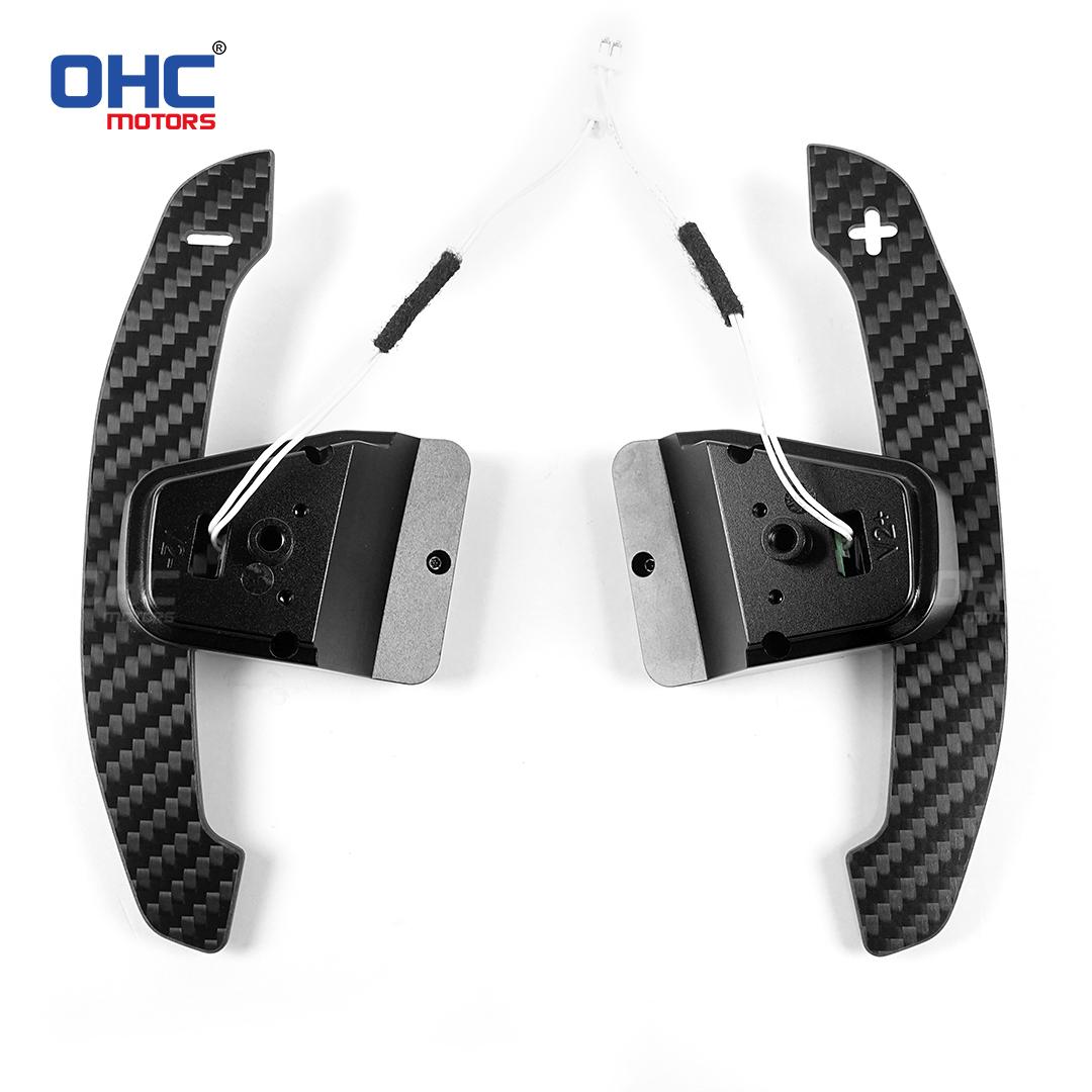 OHC Carbon Fiber Magnetic Paddle Shifters For Volkswagen VW Golf 8 MK8 GTI R R line 2021 2022 2023 2024 2025 Type 1