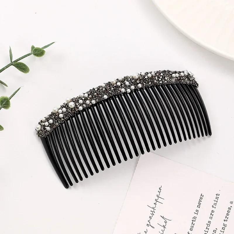 Rhinestones Hair Combs Crystal Bridal Hair Clips Hair Ornaments Handmade Fashion Jewelry Wedding Elegant Korean Accessories