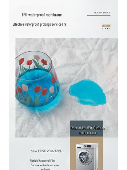 Set of 2 Waterproof Pure Cotton Anti-Mite Pillowcases