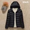 Ultralight Warm Duck Down Jacket Women White Thin Down Coats Autumn Winter Portable Outwear