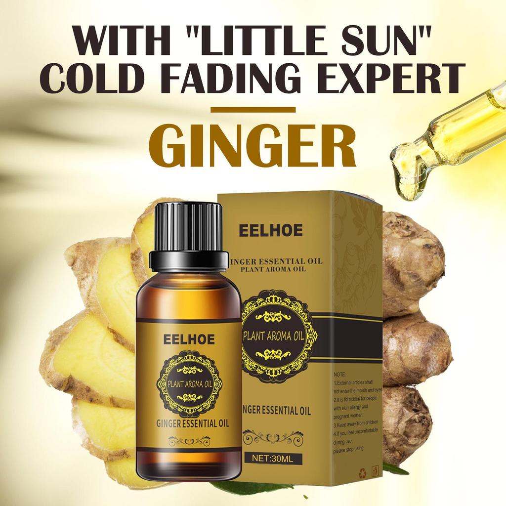 30ml masér Oil Ginger Oil Přírodní Břišní drenáž Ginger Oil Natural Therapy Lymfodrenáž masáž
