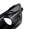 2PCS Matte Black Front Fog Light Lamp Cover Grille Fit Ford Fiesta 2013-2017