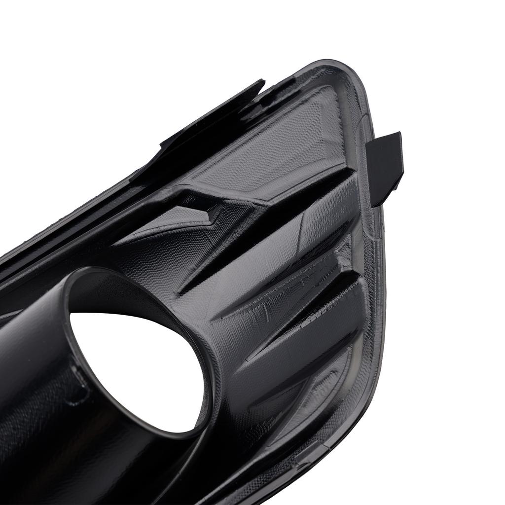 2PCS Matte Black Front Fog Light Lamp Cover Grille Fit Ford Fiesta 2013-2017